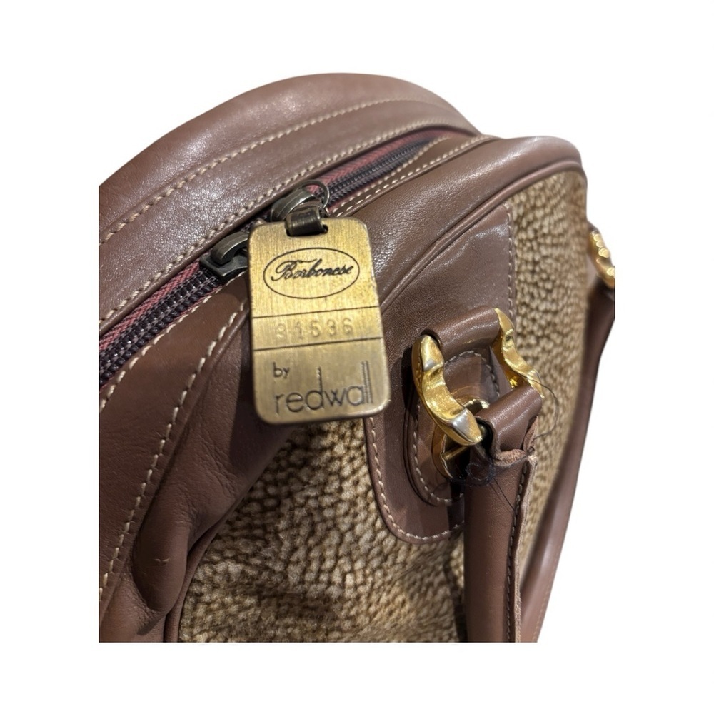 Borbonese by Redwall Brown Top Handle Satchel – Excellent Condition - Picture 3 of 7